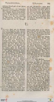 [Ubstatt – Utzenfeld]
