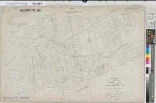 Ksp. Coesfeld (Coesfeld), Zusammenlegung Gaupel, Urkarte 1 Flur 3K, Bl.1 Billerbeck, Ksp., Flur 1