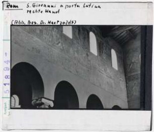 Rom: San Giovanni a Porta Latina, rechte Wand