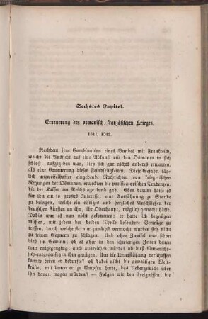 Sechstes Capitel. Erneuerung des osmanisch-französischen Krieges. 1541, 1542.