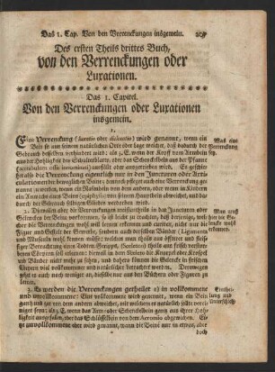 Des ersten Theils drittes Buch, von den Verrenckungen oder Luxationen.