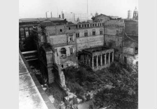 Blick auf das zerstörte Neue Museum