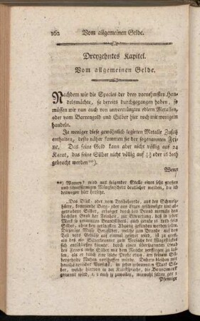 Dreyzehntes Kapitel. Vom allgemeinen Gelde