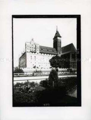 Außenansicht des Hochschlosses der Marienburg