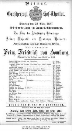 Prinz Friedrich von Homburg