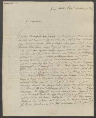 Brief an B. Schott's Söhne : 25.03.1835
