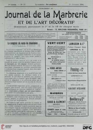 No. 23 (1er Octobre 1904)