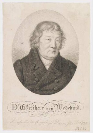 Bildnis des Dr. G. Freiherr von Wedekind