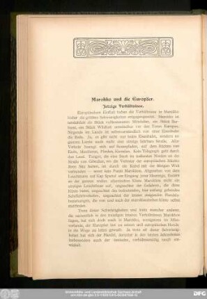 Marokko und die Europäer.