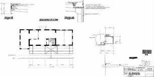 Oberkochen: Empf.-Gebäude Bst.-Überdachung STA,Dach,Stiel,Details