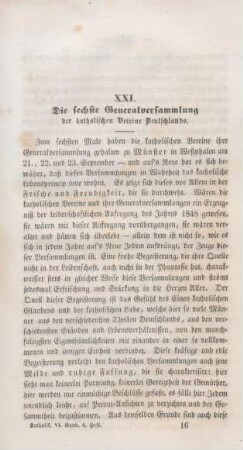 241-259 Die sechste Generalversammlung der katholischen Vereine Deutschlands
