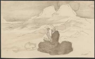 191 Elias am Bache Crith. Elias und die Wittwe