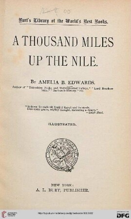 A thousand miles up the Nile