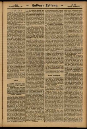 Zweite Ausgabe vom Dienstag, den 16. Dezember 1913.