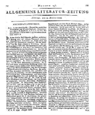 1798: Allgemeine Literatur-Zeitung
