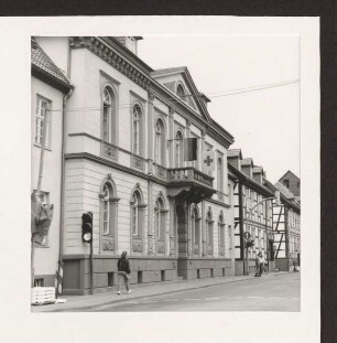 Ist-Zustand der B 239 vor den Bauarbeiten 1988 im Bereich Hornsche Str. / Rotes Kreuz. Detmold. Hornsche Str. Papierabzug