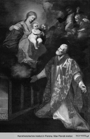 Madonna erscheint dem heiligen Filippo Neri