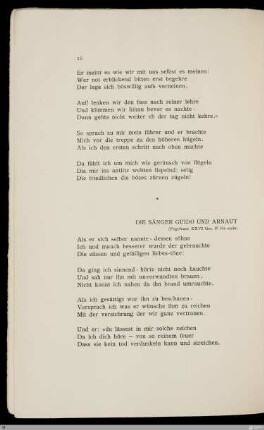 Die Sänger Guido und Arnaut (Fegefeuer XXVI Ges. 97 bis ende)