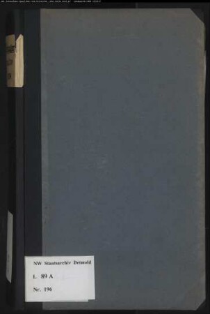 Gogerichtsregister Vogtei Langenholzhausen