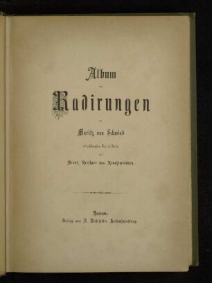 Album von Radierungen