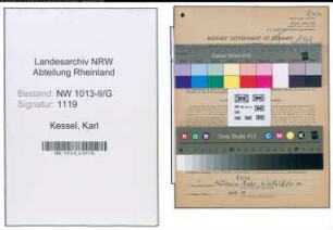 Entnazifizierung Karl Kessel , geb. 01.06.1912 (Kaufmann)
