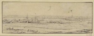 Holländische Landschaft mit zwei Dörfern