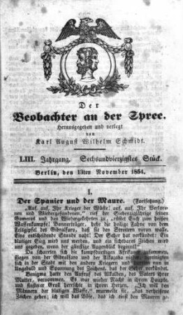 46. Stück, 13. November 1854