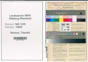Entnazifizierung Theodor Remiorz , geb. 01.10.1910 (Steiger)