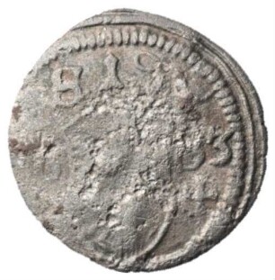 Fundmünze, Pfennig (einseitig), 1683