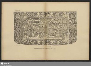 Gestickter Wollenteppich des Felix Platter zu Basel