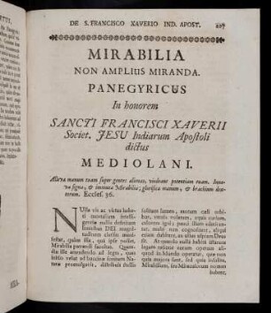 207-217, Nulla vis ac virtus hebeti mortalium intelligentiae nullis ...