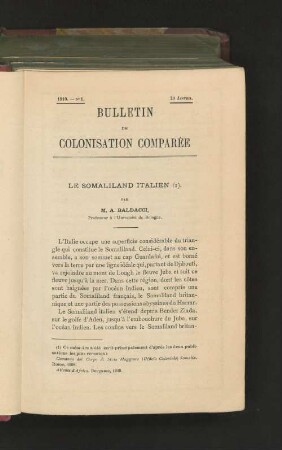 Le somaliland italien