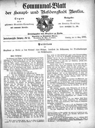 1881,11: No. 11, 13. März 1881