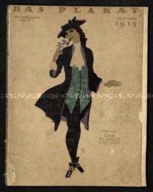 Das Plakat. Zeitschrift des Vereins der Plakatfreunde, 10. Jahrgang 1919 Heft 1