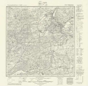 1776 Prangenau, Topographische Karte 1:25000 (4cm - Karte)