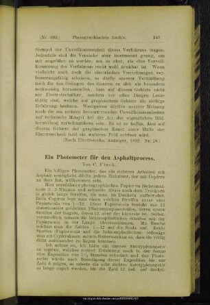 Ein Photometer für den Asphaltprocess