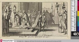 Henry IV qui fait abjuration en 1590 [Die Konversion von Heinrich dem IV. ]