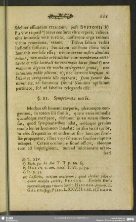 §. 81. Symptomata morbi