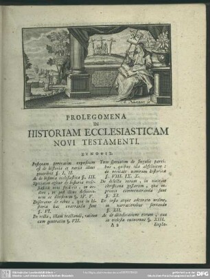 Prolegomena In Historiam Ecclesiasticam Novi Testamenti