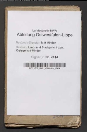 Sonstige: Wehmer, Cord Heinrich: