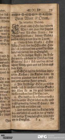 Vom Wort Gottes