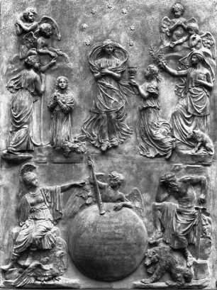Gedenktafel mit Apotheose der Königin Luise