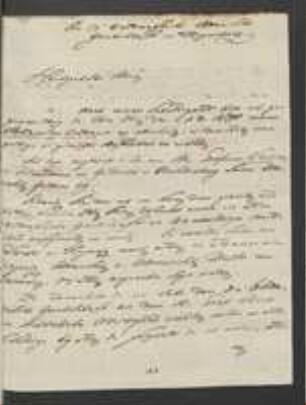 Brief von Paulus Usteri an Regensburgische Botanische Gesellschaft