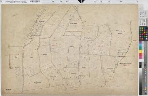Vorhelm (Ahlen), Flurbereinigung Vorhelm, Bl. 8 Zuteilungskarte Vorhelm Flur 8