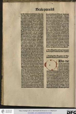 Eiusdem divi Augustini episcopi Hipponensis Scale paradisi liber incipit.
