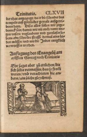 Außlegung des Evangelii am aylfften Sontag nach Trinitatis