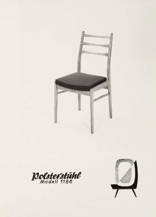 Polsterstuhl (Modell 1186)