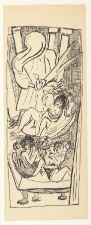 Vor dem Palaste des Menelas zu Sparta. 3. Akt: Chor: Ehrwürdigste der Parzen, weiseste Sibylle du, / Halte gesperrt die goldene Schere
