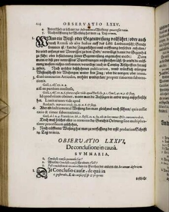 Observatio LXXVI. - Observatio C.