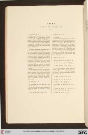 Note per la parte quinta
